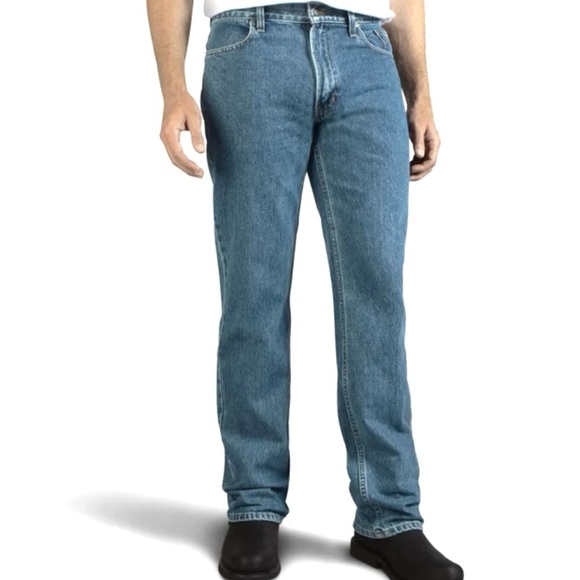 Harley-Davidson Original Bootcut Jeans Blue Denim 99026-07VM Mens 34 X 30 NEW - Picture 1 of 14